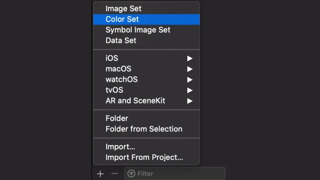 xcode-color-palette